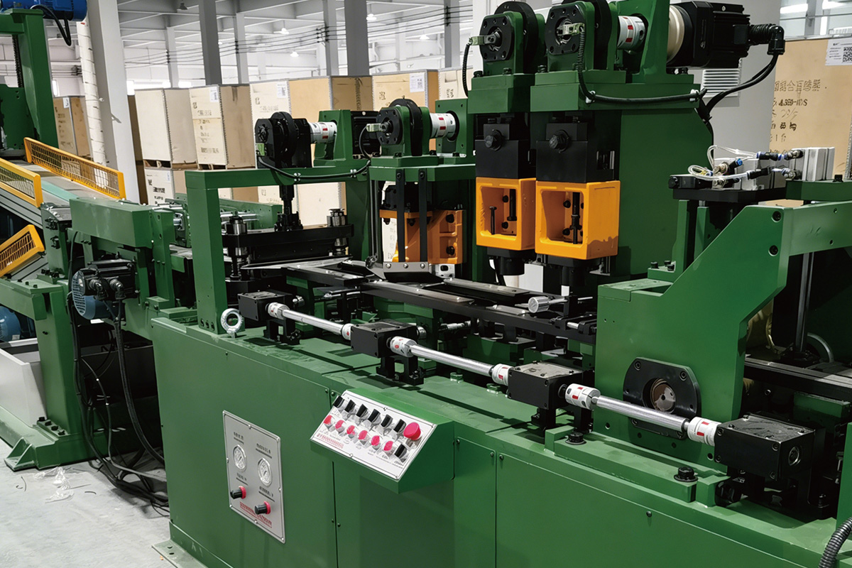 200mm One-Cut Three-Punch Cut-to-Length Line (Double Punching)