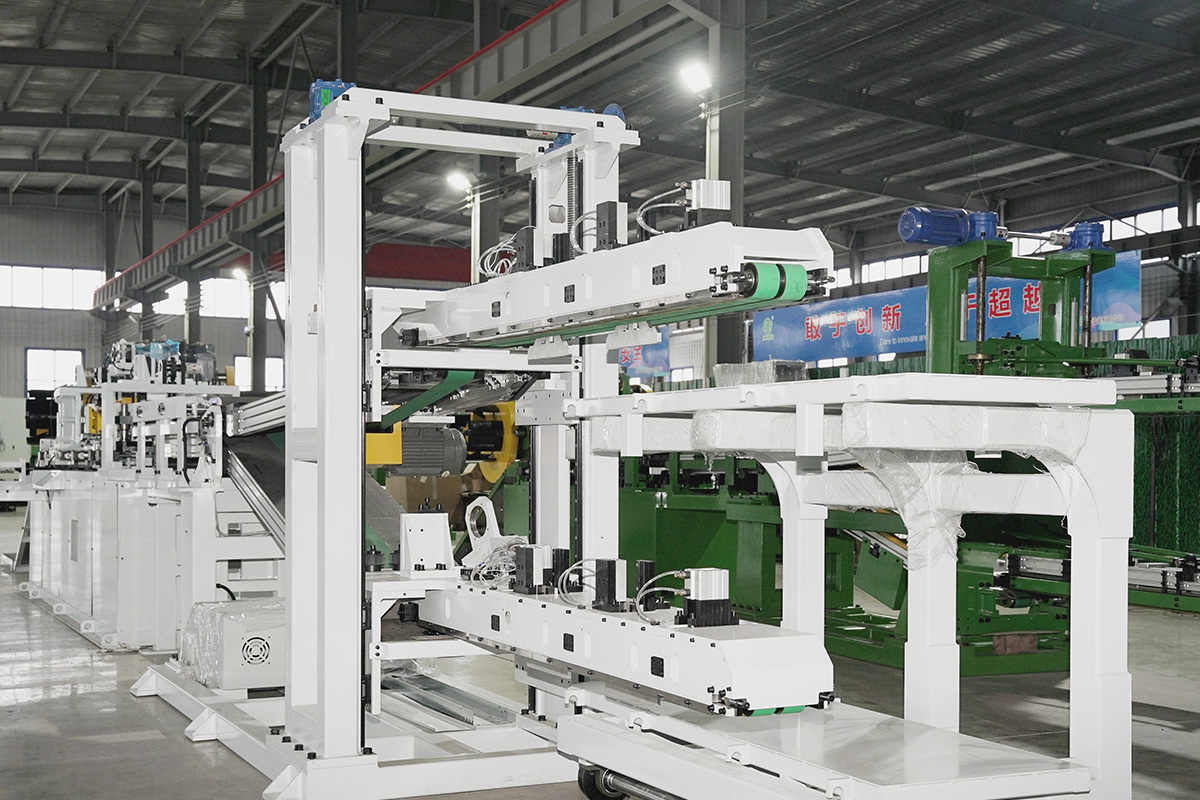 300mm One-Cut Four-Punch Cut-to-Length Line (Double Punching) - Conveying & Safety Module